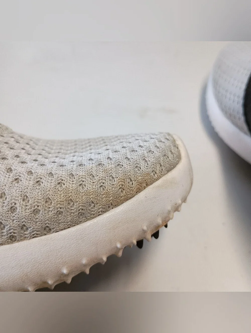 Nike Spikeless Roshe Golf Shoes 6 Youth Pure Platinum LGWT Mesh Upper Sneaker